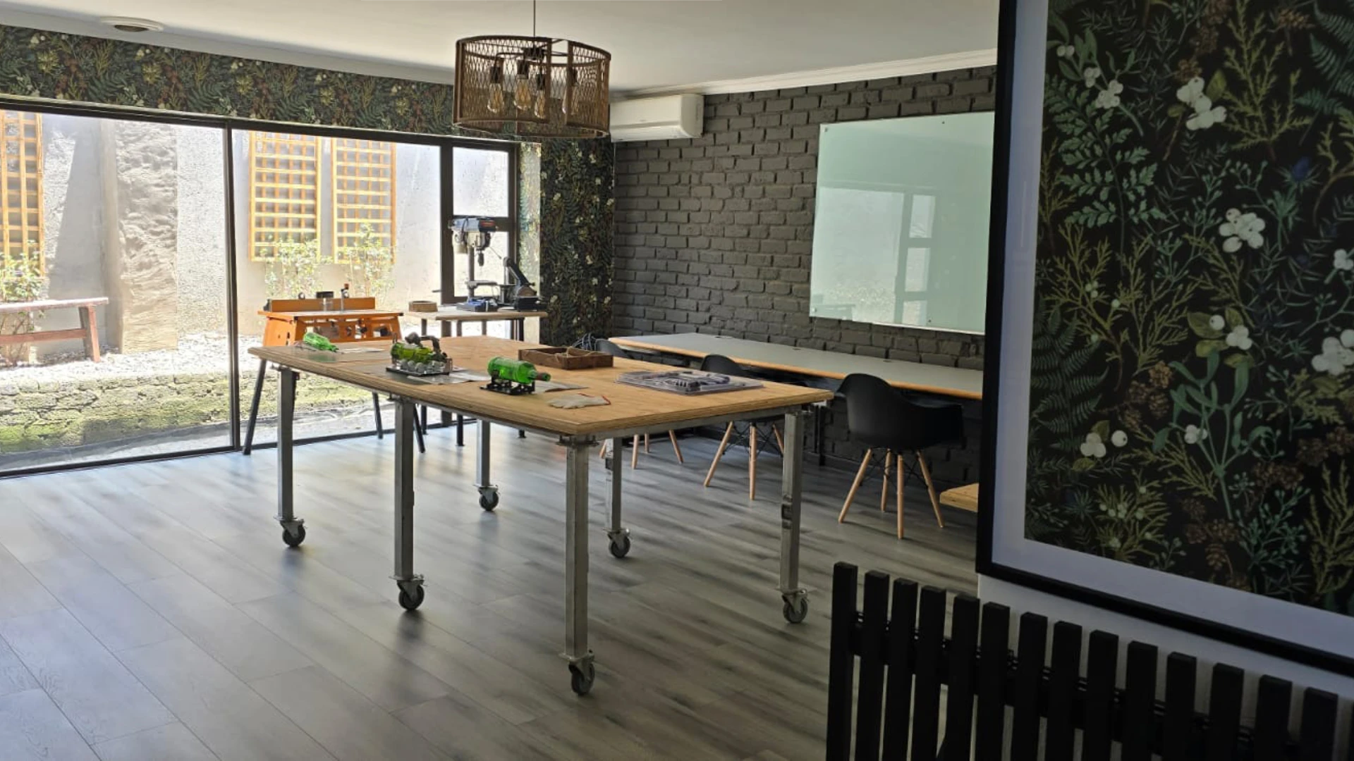 Woodworking workshop for special needs vocational training